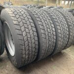  Komplet kół rolniczych do przyczep 315/70R22.5 WĄSKIE KOŁA BEZDĘTKOWE  8-OTWORÓW PRZYCZEPA HL