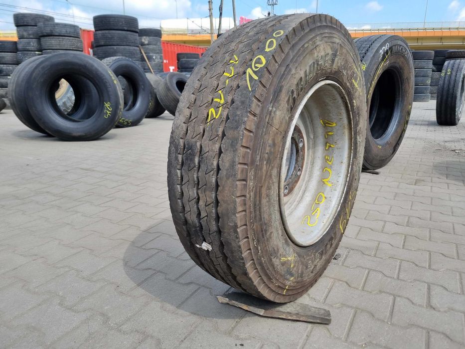 Opony ciężarowe 285/70R19.5 BRIDGESTONE R168 11-12mm NACZEPA R 168 Opony ciężarowe 285/70R19.5 BRIDGESTONE R168 11-12mm NACZEPA R 168