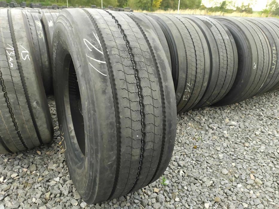 Opona używana do ciężarówki 385/55R22.5 BRIDGESTONE DURAVIS R-STEER 002 / 10mm Opona używana do ciężarówki 385/55R22.5 BRIDGESTONE DURAVIS R-STEER 002 / 10mm