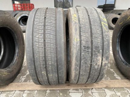  Opony używane do ciężarówki 385/55R22.5 BRIDGESTONE ECOPIA H-STEER 002 / 10-12mm