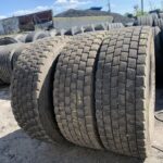  Opona używana do ciężarówki 315/70R22.5 BIEŻNIKOWANA TYP MICHELIN XDE2 / 13-14mm