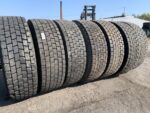 Opony używane do ciężarówki 315/70R22.5 BIEŻNIKOWANA TYP MICHELIN XDE2 / 12-15mm