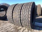 Opony używane do ciężarówki 295/60R22.5 BIEŻNIKOWANA BANDAG TYP KOSTKA / 10-13mm