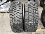 Opony używane do ciężarówki 295/60R22.5 BIEŻNIKOWANA BANDAG BDR-ASD / 18-19mm