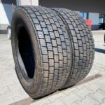  Opony używane do ciężarówki 295/60R22.5 BIEŻNIKOWANA RINGTREAD TYP KOSTKA / 17-19