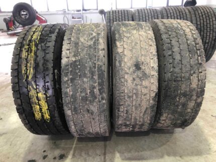  Opony używane do ciężarówki 295/60R22.5 FULDA ECOFORCE / 7-9mm
