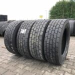  Opony używane do ciężarówki 295/60R22.5 GOODYEAR FUELMAX D / Pogłębiany Bieżnik
