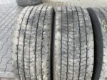 Opony używane do ciężarówki 295/60R22.5 BIEŻNIKOWANA TYP BRIDGESTONE M749 / 8 - 11 mm