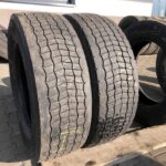  Opony używane do ciężarówki 295/60R22.5 BIEŻNIKOWANA TYP CONTINENTAL HD HYBRID / 10-12mm