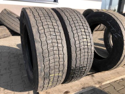  Opony używane do ciężarówki 295/60R22.5 BIEŻNIKOWANA TYP CONTINENTAL HD HYBRID / 10-12mm