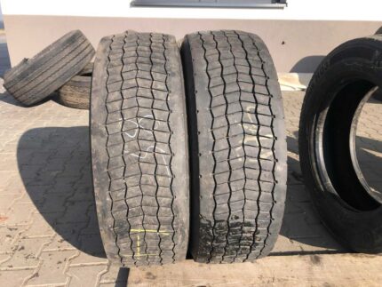 Opony używane do ciężarówki 295/60R22.5 BIEŻNIKOWANA TYP CONTINENTAL HD HYBRID / 10-12mm