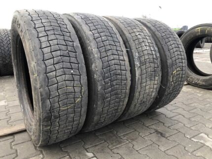  Opony używane do ciężarówki 295/60R22.5 BIEŻNIKOWANA TYP CONTINENTAL HD HYBRID / 10mm