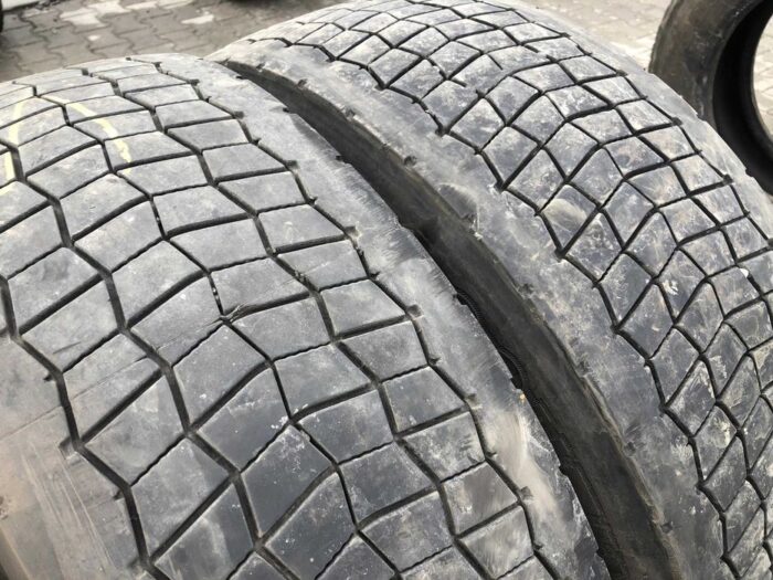 Opony używane do ciężarówki 295/60R22.5 BIEŻNIKOWANA TYP CONTINENTAL HD HYBRID / 10mm