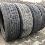  Opony używane do ciężarówki 295/60R22.5 BIEŻNIKOWANA TYP CONTINENTAL HD HYBRID / 6-9mm