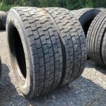  Opony używane do ciężarówki 295/60R22.5 BIEŻNIKOWANA TYP CONTINENTAL HDR2 / 17-18mm