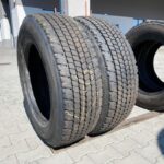  Opony używane do ciężarówki 295/60R22.5 BIEŻNIKOWANA TYP MICHELIN XDA2 / 15-16mm