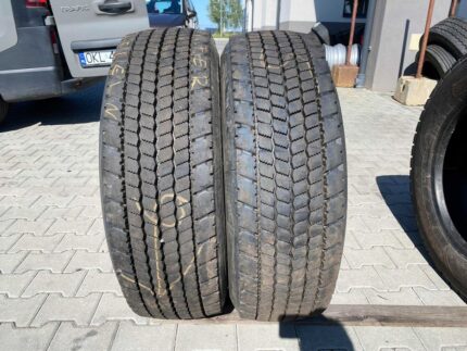 Opony używane do ciężarówki 295/60R22.5 BIEŻNIKOWANA TYP MICHELIN XDA2 / 15-16mm