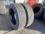Opony używane do ciężarówki 295/60R22.5 BIEŻNIKOWANA TYP MICHELIN XZU3 / 17-18mm