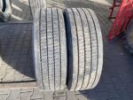 Opony używane do ciężarówki 295/60R22.5 BIEŻNIKOWANA TYP MICHELIN XZU3 / 17-18mm