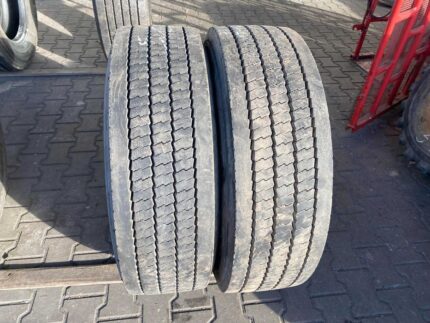 Opony używane do ciężarówki 295/60R22.5 BIEŻNIKOWANA TYP MICHELIN XZU3 / 17-18mm