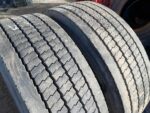 Opony używane do ciężarówki 295/60R22.5 BIEŻNIKOWANA TYP MICHELIN XZU3 / 17-18mm