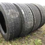  Opony używane do ciężarówki 315/60R22.5 DUNLOP SP444 / 7-9mm