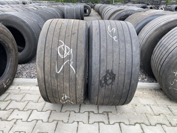 Opony używane do ciężarówki 435/50R19.5 HANKOOK E-CUBE BLUE TL20 / 5-7mm