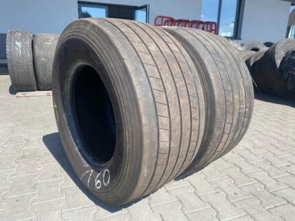 Opony używane do ciężarówki 435/50R19.5 GOODYEAR KMAX T / 6-7mm