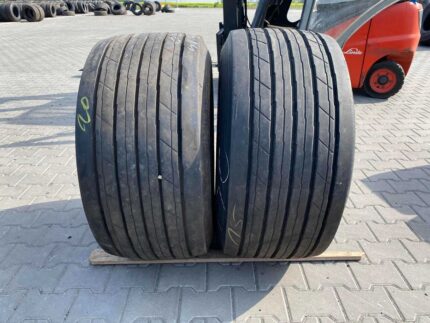  Opony używane do ciężarówki 435/50R19.5 GOODYEAR KMAX T / 13-14mm