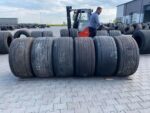 Opony używane do ciężarówki 435/50R19.5 GOODYEAR FUELMAX T / 6-8mm