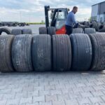  Opony używane do ciężarówki 435/50R19.5 GOODYEAR FUELMAX T / 6-8mm