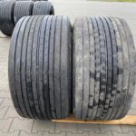  Opony używane do ciężarówki 435/50R19.5 BIEŻNIKOWANE NACZEPA MEGA / 8-10mm