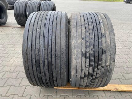  Opony używane do ciężarówki 435/50R19.5 BIEŻNIKOWANE NACZEPA MEGA / 8-10mm