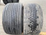 Opony używane do ciężarówki 435/50R19.5 BIEŻNIKOWANE NACZEPA MEGA / 8-10mm