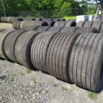  Opona używana do ciężarówki 435/50R19.5 OPONY POGŁĘBIANE / RÓŻNE MARKI / NACZEPA / MEGA