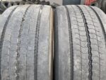 Opony ciężarowe używana 385/55R22.5 BRIDGESTONE DURAVIS R-STEER 002 / 10-12mm