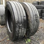  Opony ciężarowe używana 205/75R17.5 BRIDGESTONE R-STEER 002 / 6-7mm