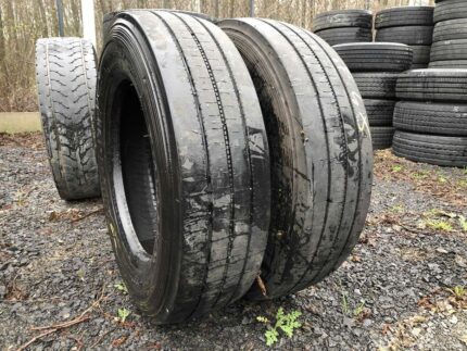  Opony ciężarowe używana 205/75R17.5 BRIDGESTONE R-STEER 002 / 6-7mm