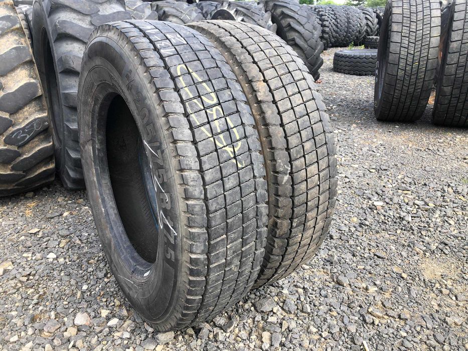 Opony ciężarowe używana 205/75R17.5 CONTINENTAL CONTI HYBRID LD3 / 13-14mm Opony ciężarowe używana 205/75R17.5 CONTINENTAL CONTI HYBRID LD3 / 13-14mm