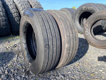  Opony ciężarowe używana 215/75R17.5 BRIDGESTONE R-STEER 002 / 7-8mm