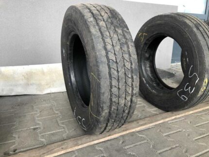  Opona ciężarowa używana 215/75R17.5 GOODYEAR KMAX S / 6-7mm