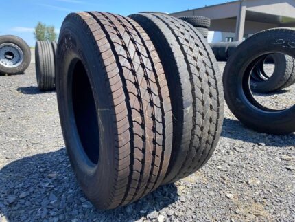  Opony ciężarowe używana 215/75R17.5 GOODYEAR KMAX S / 12-14mm