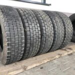  Opony ciężarowe używana 225/75R17.5 MICHELIN XDE2 / 12-14mm