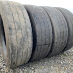  Opony ciężarowe używana 235/75R17.5 GOODYEAR KMAX T / 6-7mm