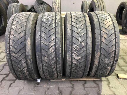 Opony ciężarowe używana 245/70R17.5 GOODYEAR KMAX D / 6-8mm