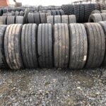  Opony ciężarowe używana 245/70R17.5 GOODYEAR KMAX T / 7-9mm