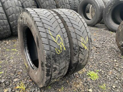  Opony ciężarowe używana 265/70R17.5 GOODYEAR KMAX D / 6-8mm