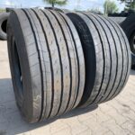  Opona ciężarowa używana 435/50R19.5 GOODYEAR KMAX T GEN-2 / 11-13mm