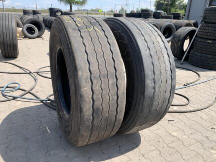  Opony ciężarowe używana 385/65R22.5 BRIDGESTONE DURAVIS R-TRAILER 002 / 7-9mm