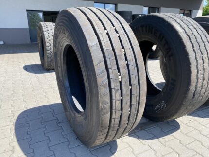  Opona ciężarowa używana 385/65R22.5 GOODYEAR KMAX T GEN-2 / 16-17mm